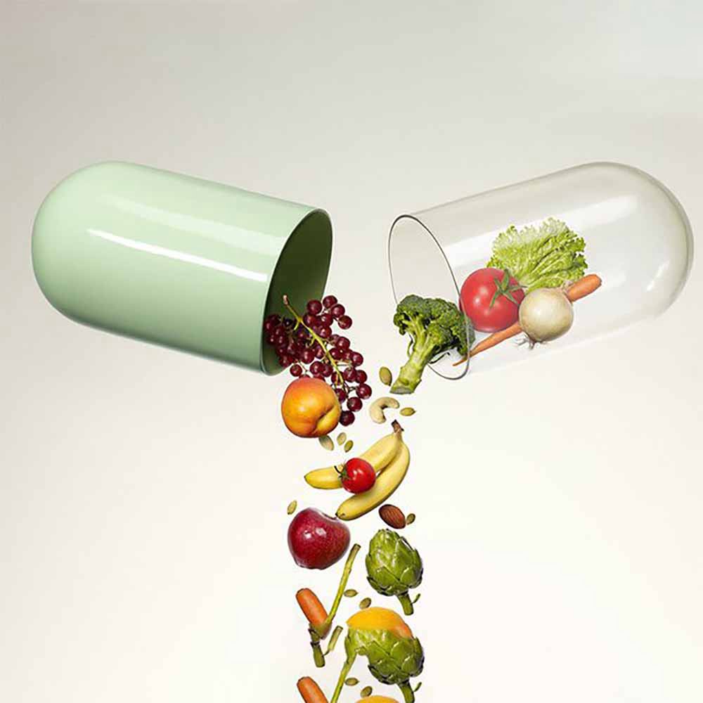 fruits or tablets