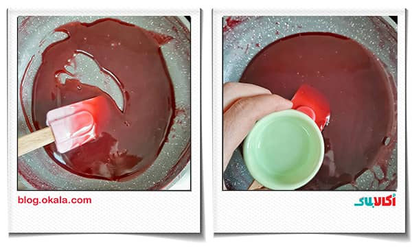 اضافه کردن گلاب در مسقطی انار