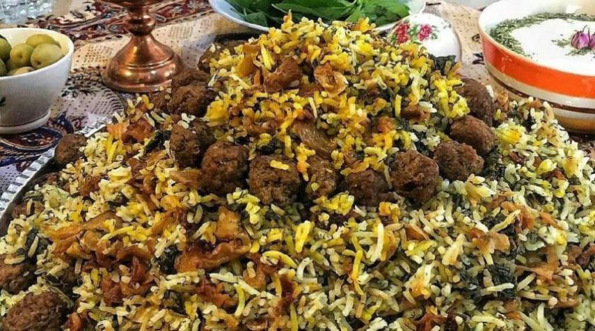 طرز تهیه کلم پلو شیرازی سریع و خوشمزه شیرازی