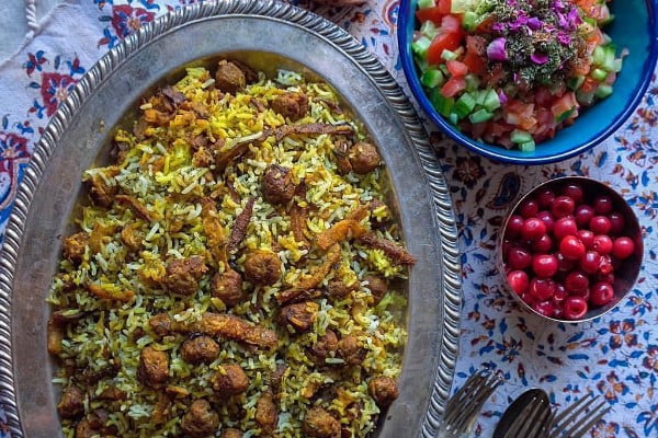 تهیه کلم پلو شیرازی