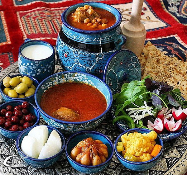 طرز تهیه آبگوشت به روش دیزی سراها