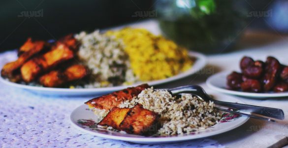 سبزی پلو با ماهی عید؛ مرحله به مرحله