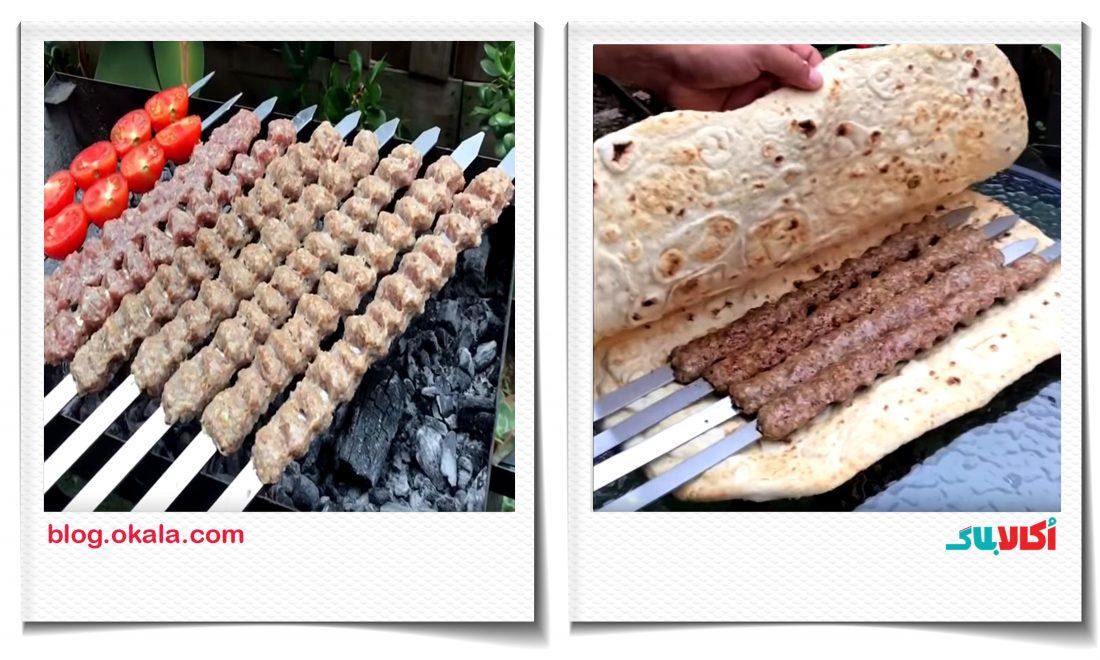 گذاشتن کباب روی زغال