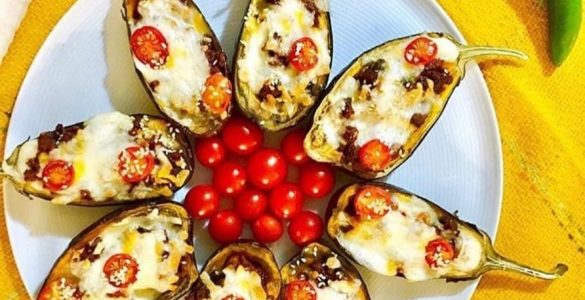 بادمجون شکم پر-طرز تهیه بادمجان شکم پر