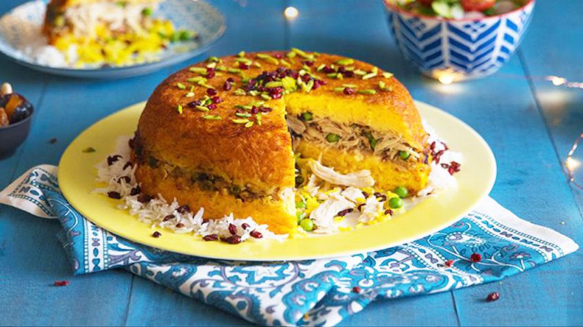 طرز تهیه ته چین مرغ مجلسی