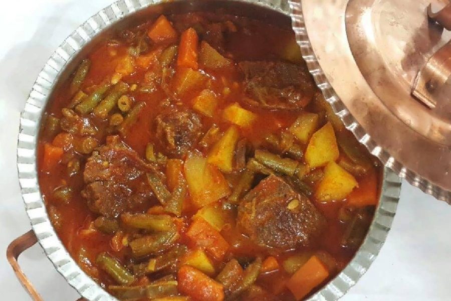 طرز تهیه خوراک لوبیا سبز