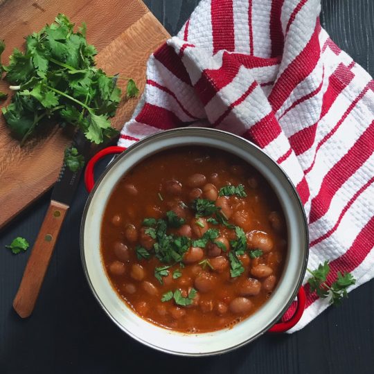 تهیه خوراک لوبیا چیتی
