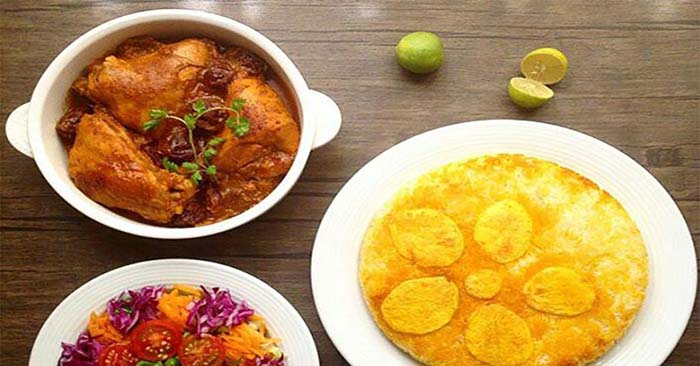 طرز تهیه خورش آلو مسمای گیلانی