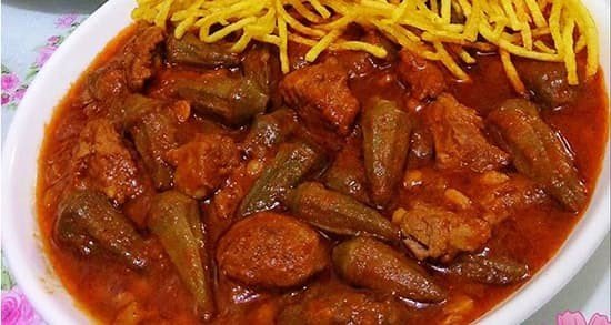طرز تهیه خورش بامیه