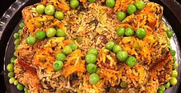 طرز تهیه نخود پلو مجلسی خوشمزه