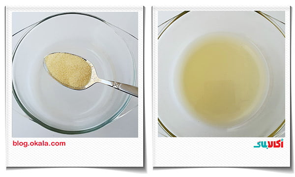 ژلاتین برای چیزکیک