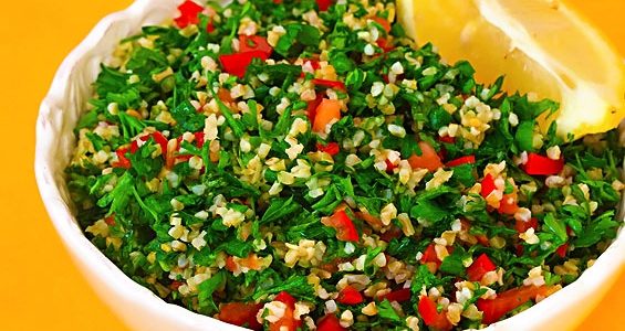 طرز تهیه تبوله لبنانی