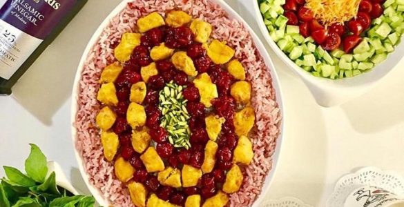 طرز تهیه آلبالو پلو