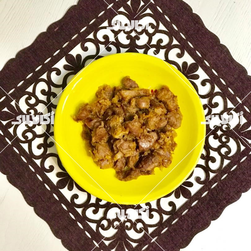خوراک قورمه-طرز تهیه خوراک گوشت
