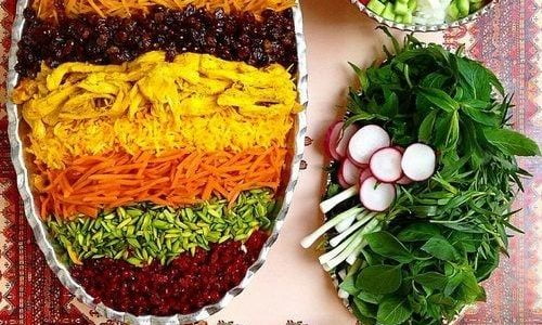 طرز تهیه مرصع پلو