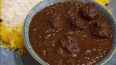 طرز تهیه فسنجون (فسنجان) با گوشت قلقلی مجلسی