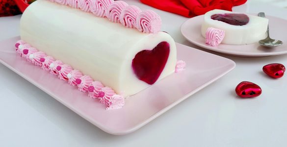 طرزتهیه ژله سوپرایز قلبی ولنتاینی