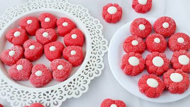 آموزش قدم به قدم شیرینی (کوکی) مخملی قلبی؛ بهترین ایده ولنتاینی❤