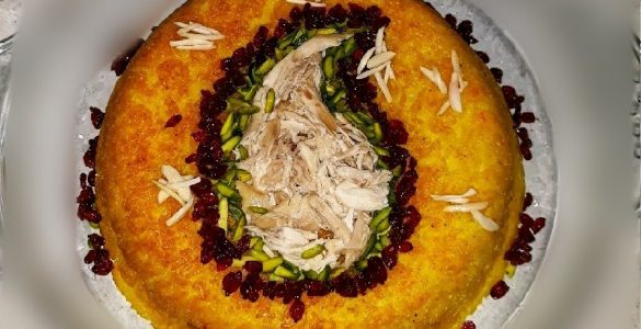 طرز تهیه ته چین مرغ مجلسی