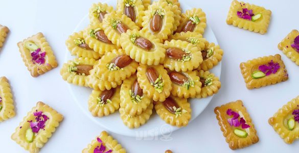 طرز تهیه کوکیز بادام برای عید
