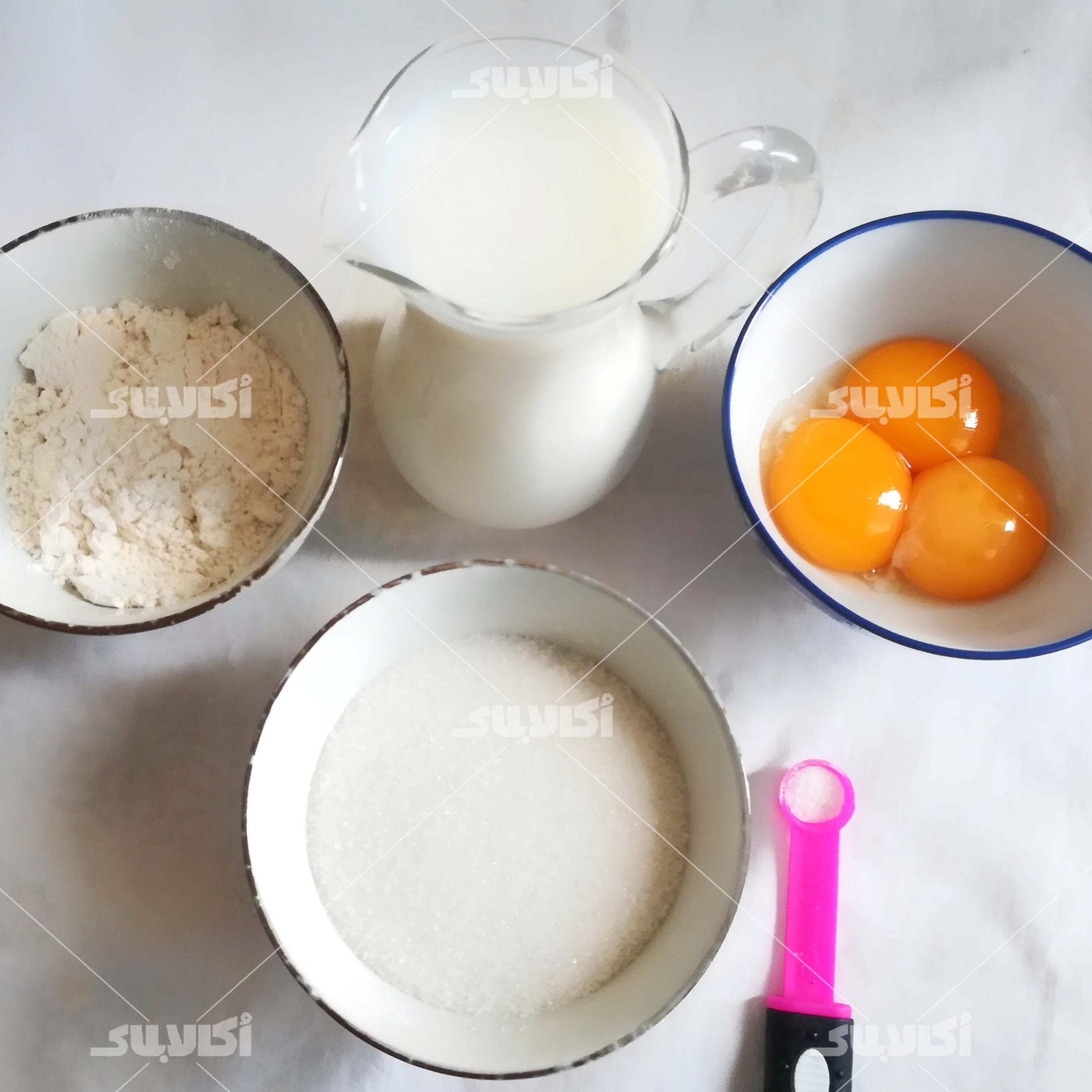 مواد لازم برای خمیر پاتیسیر مینی تارت میوه ای مواد لازم برای خمیر پاتیسیر مینی تارت میوه ای