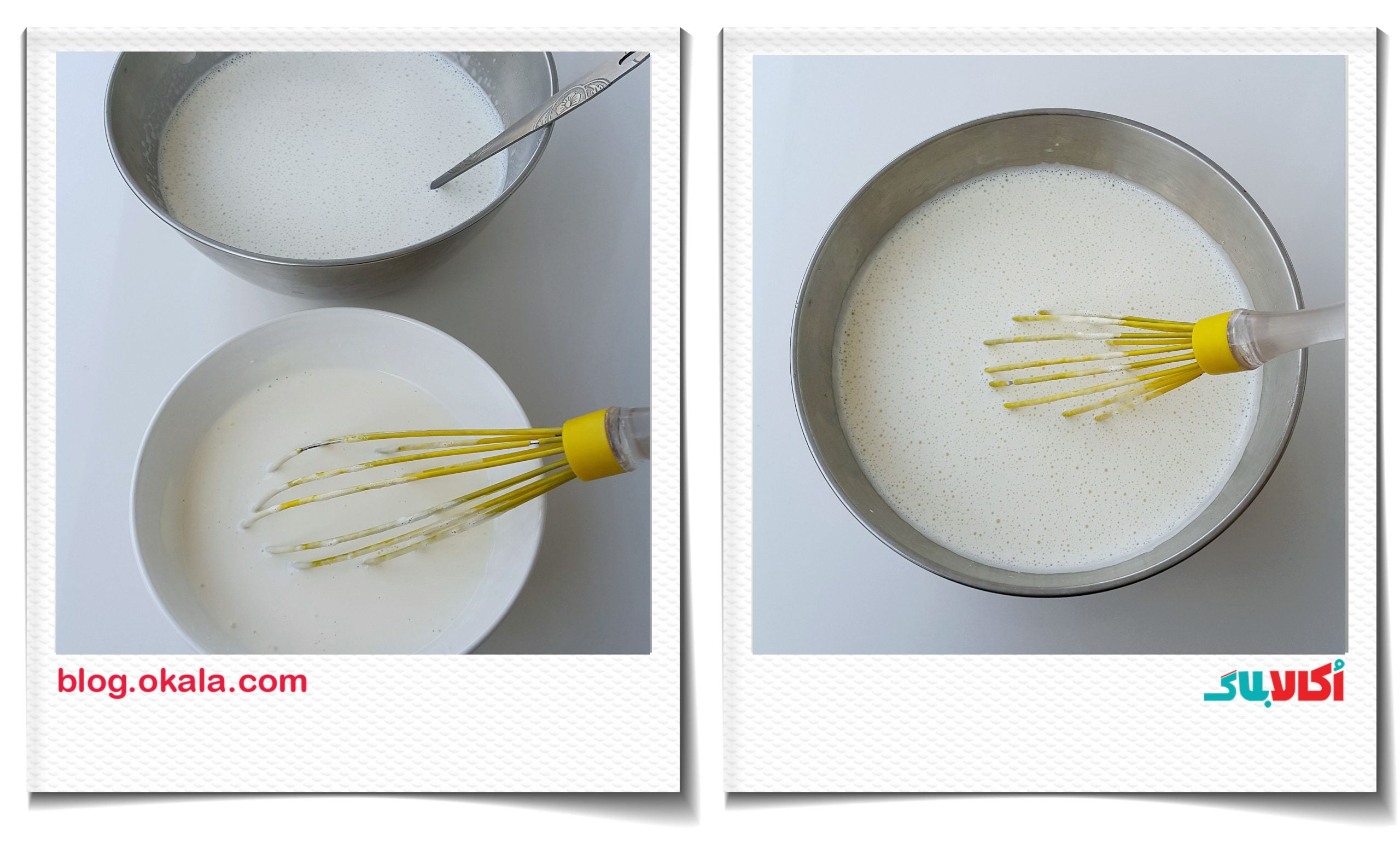 طرز تهیه کرم باواریای وانیلی طرز تهیه کرم باواریای وانیلی