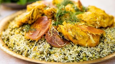 طرز تهیه باقالی پلو با مرغ | غذایی مجلسی با نکات کلیدی