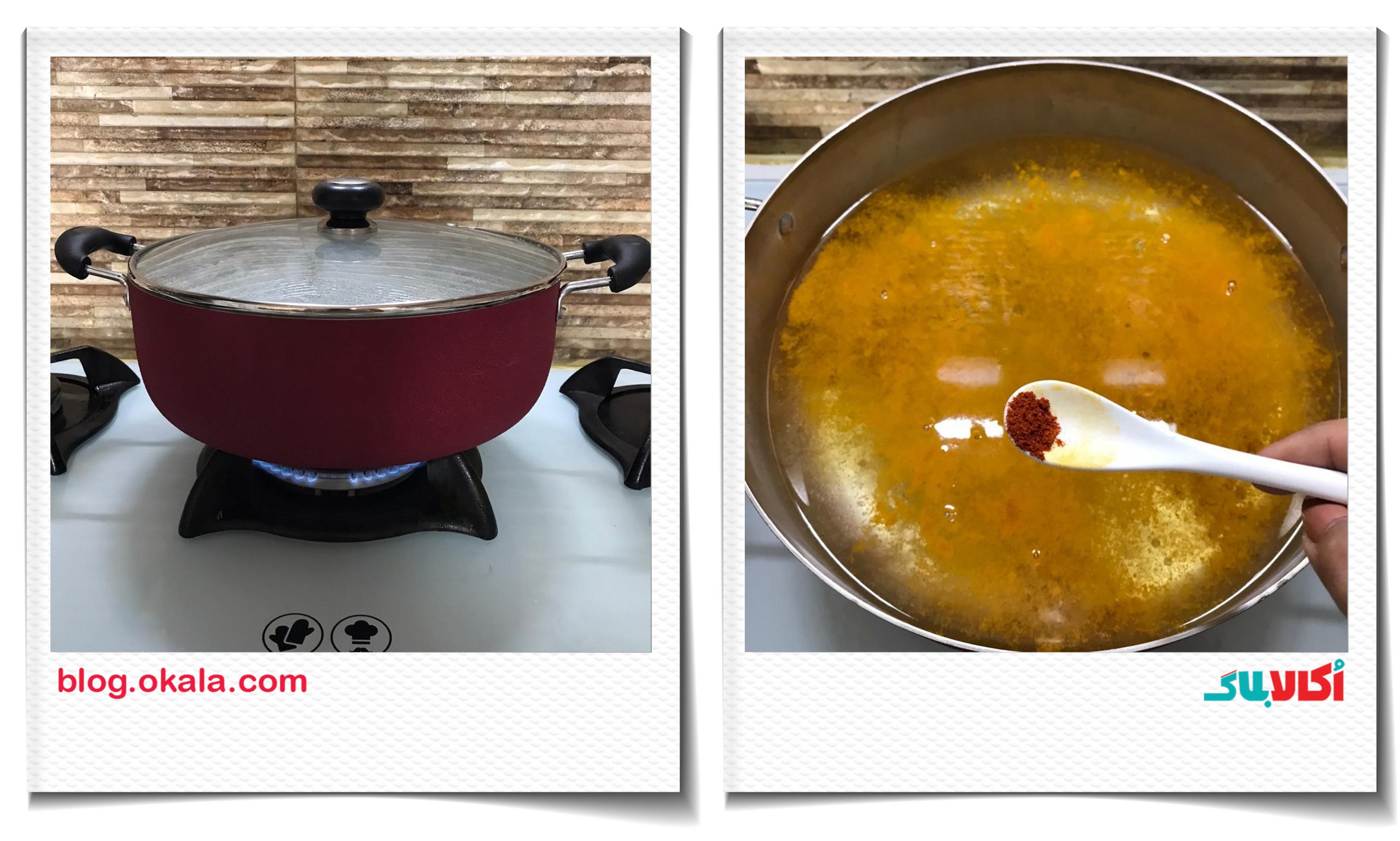 پختن سیب زمینی