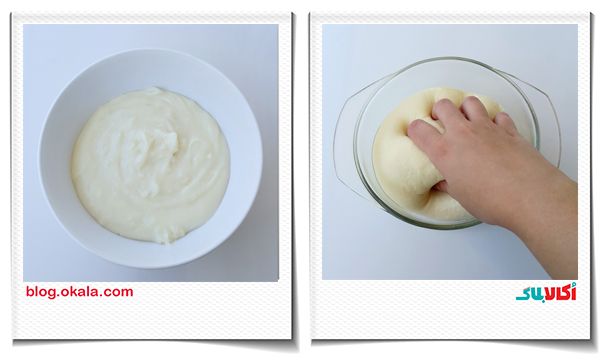 خمیر پیراشکی کرم دار