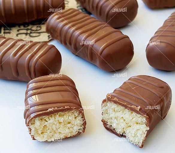 تزیین شکلات نارگیلی