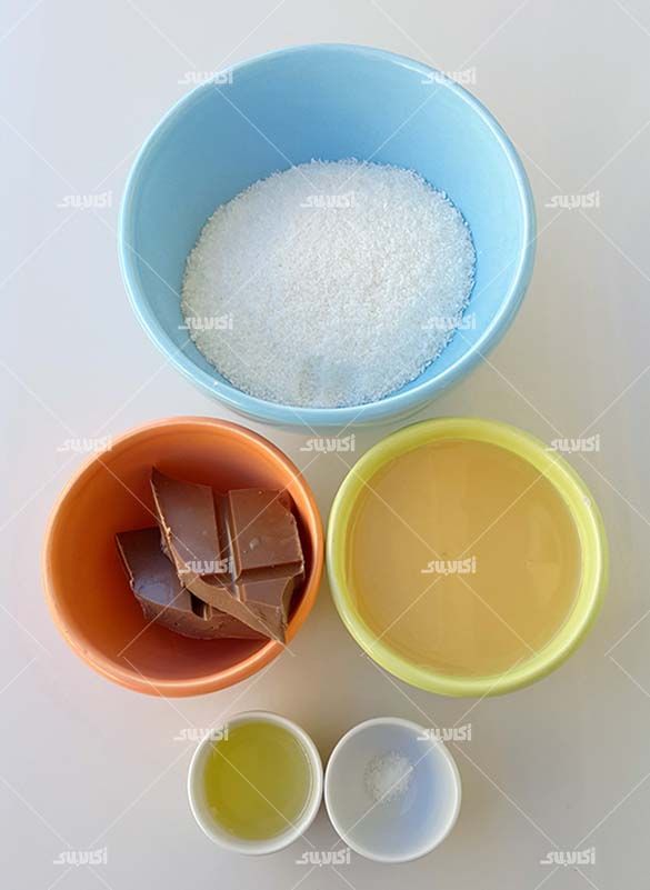 مواد اولیه شکلات نارگیلی