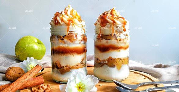 طرز تهیه ترایفل سیب و دارچین