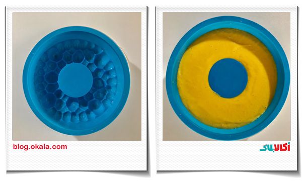 ریختن پاناکوتا انبه در قالب