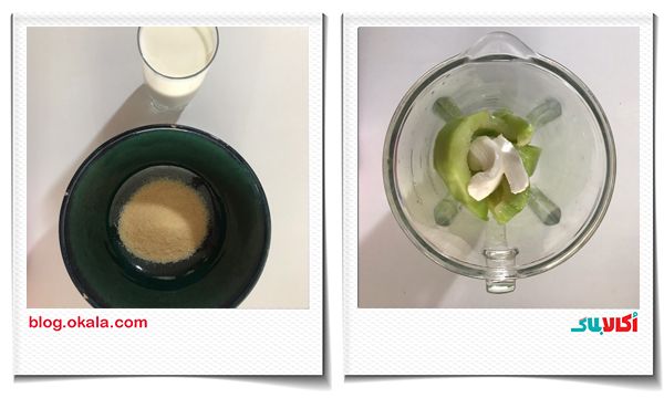 بن ماری کردن ژلاتین با شیر در پاناکوتا طالبی