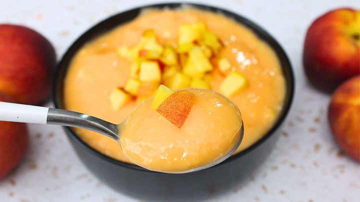 آماده سازی و مزهدار کردن هلو آماده سازی و مزهدار کردن هلو