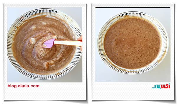 فولد کردن خمیر سوفله