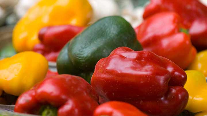 مراحل تهیه ترشی فلفل دلمه‌ای