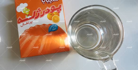 مواد ژله پرتقالی