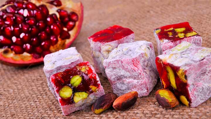 مراحل تهیه مسقطی انار مراحل تهیه مسقطی انار