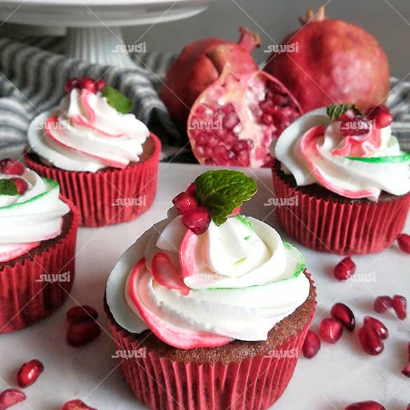 کاپ کیک انار کاپ کیک انار