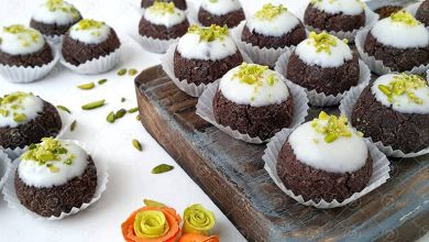 طرز تهیه "شیرینی نارگیلی شکلاتی"؛ بدون آرد و روغن!