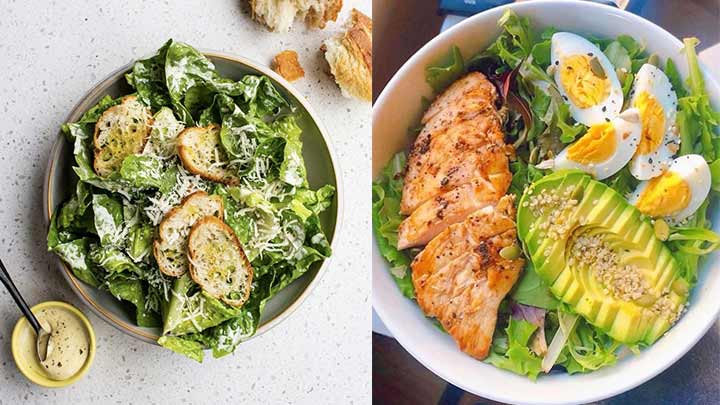 تزیین سالاد با آووکادو