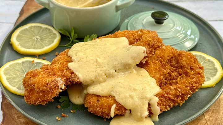 مراحل تهیه شنیسل مرغ مراحل تهیه شنیسل مرغ