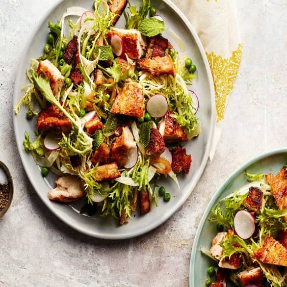 تزیین سالاد سزار شیک و خاص