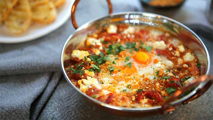 مراحل تهیه املت شاک شوکا مدیترانهای مراحل تهیه املت شاک شوکا مدیترانهای