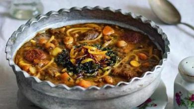 طرز تهیه آش ترش به روش کردها؛ با خشکبارهای متنوع