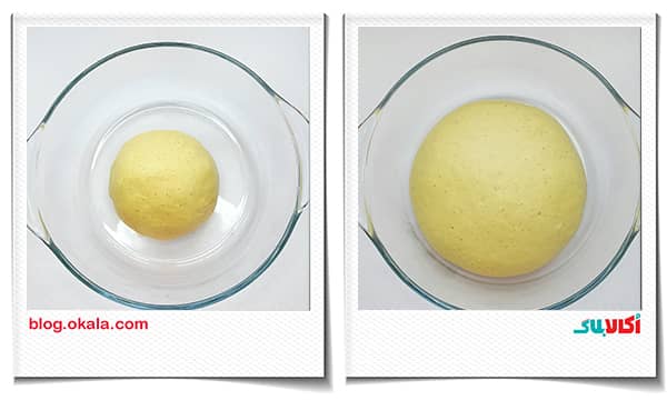 خمیر بامیه عربی دو برابر شدن خمیر بامیه عربی