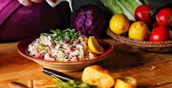 طرز تهیه سالاد ماکارونی با نکات ریز