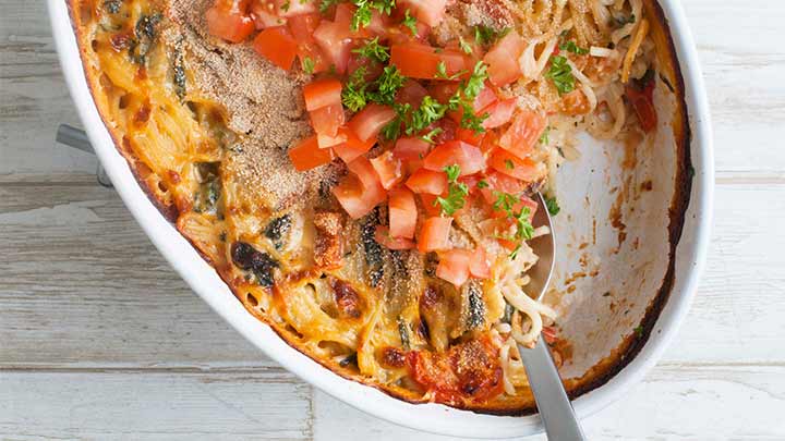 مراحل تهیه گراتن پاستا مراحل تهیه گراتن پاستا