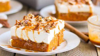 طرز تهیه کیک با فیلینگ کارامل؛ دسری که عاشقش می‌شوید